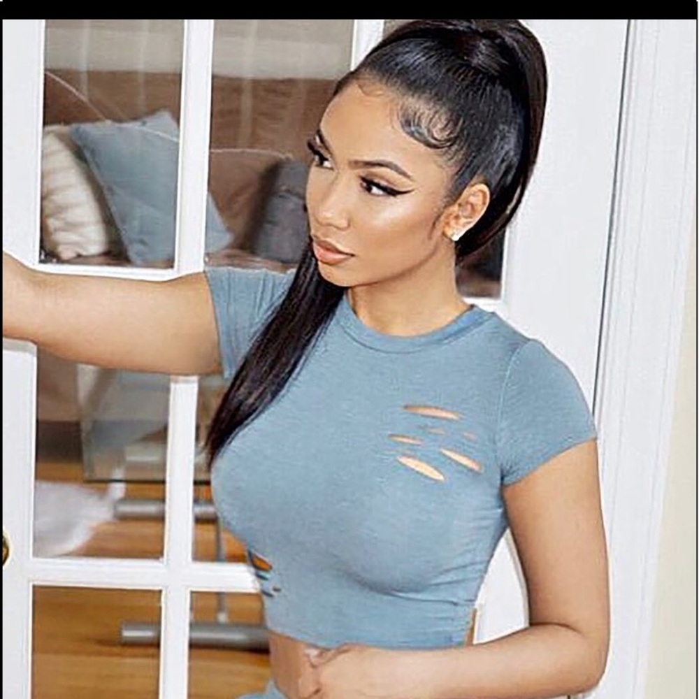 Casual Lover Top-Cyan